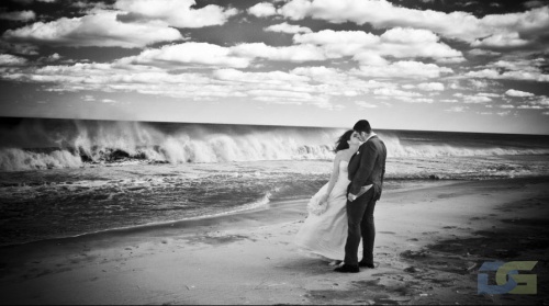 Свадебная фотография на море в Сочи
